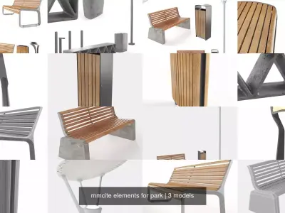 mmcite elements for park 3D Model Pack
