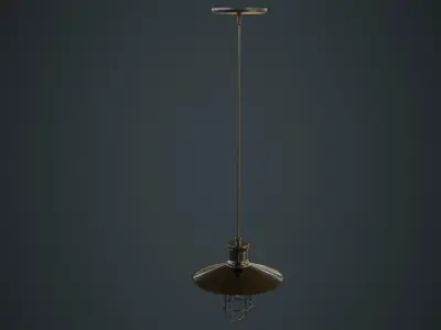 Hanging Lamp 3A Low-poly 3D model
