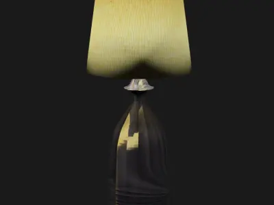 A Metallic Lamp 3D model