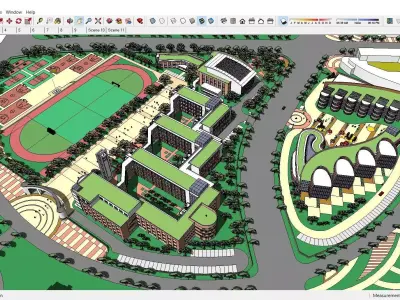Sketchup Highschool or College 239 3D model