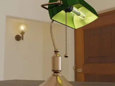 Table Lamp Bakelite 3D model