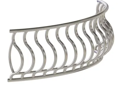 Exquisite Balcony Rail 3D print model