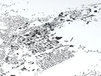 Wellington Streets and Buildings 3D model