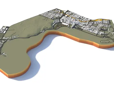 Perth City Australia 3D model