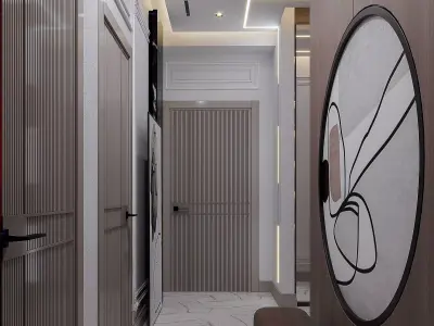 HALL DESIGN  MODERN LUXURY CONCEPT 3D model