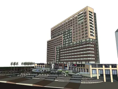 vacation spot-Resort-Fashion Leisure Hotel-0159 3D model