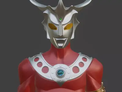 Ultraman Leo and Astra Stylized 3D Model Pack 3D model