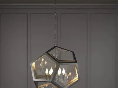 Divinare ball hanging from chain 3D model