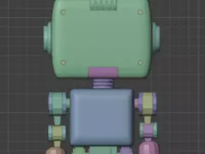 robot 3D model 11