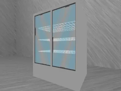 Fridge Low-poly 3D model