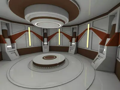 Sci fi Room  3D model