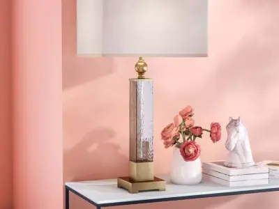 Whitham Glass Buffet Lamp 3D model