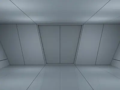 Sci Fi Room 3D model 15
