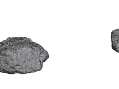 Realistic Small Rock Pack Low-poly 3D model