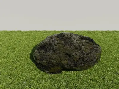 Mossy Rocks 3D model purchase