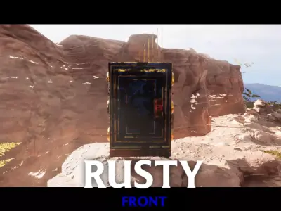 Futuristic Observation Scope Machine 3D model