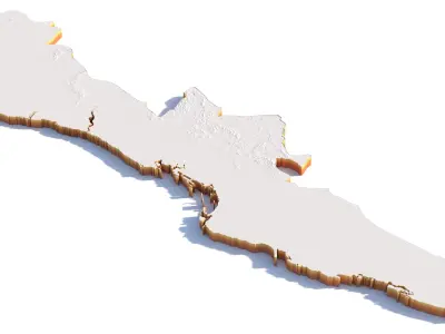 Jeddah Full City in Saudi Arabia 3D model