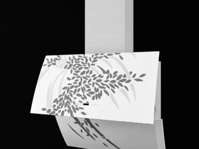 Kitchen Appliance Smokeless Stove 3D model