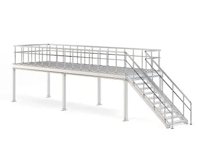 Factory Platform 3D model