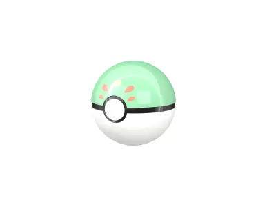 Friend Ball Low-poly 3D model