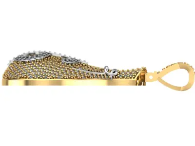 Dollar Pendant 3d print  model  3D print model