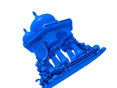 Wedding Stage - Indian Wedding Stage  3D print model