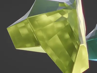 Crystals crystal heart Free 3D model