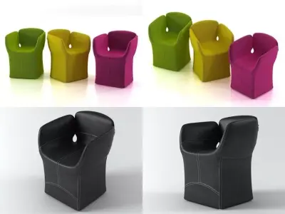 Bloomy chair 3D model