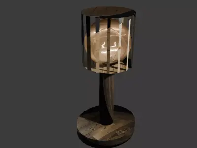 Modern 3D Lamp  Realistic Table Lamp Model 3D model