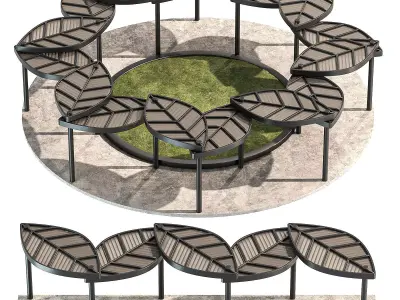 Walk Way Shade 3D model