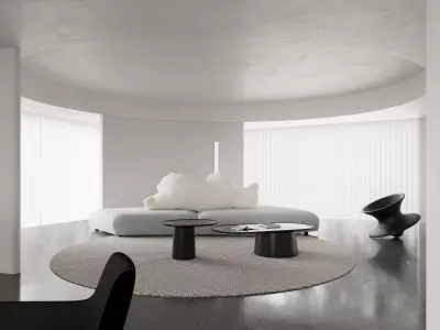 apartment interior scenes    3D model 16