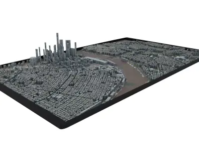 City of New Orleans 3D model