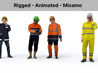  Rigged offshore workers 