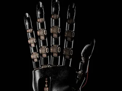 Robotic Sci-Fi hand 3D model