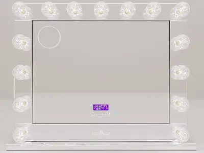 Hollywood Vanity Mirror Makeup Mirror with lights Mirrored 3D model