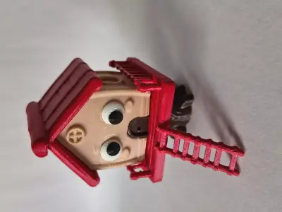 Whimsy Woodland Home  Modular Print in Place STL 3D print model