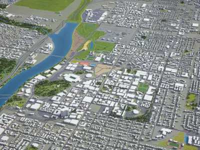 Tempe  Low-poly 3D model