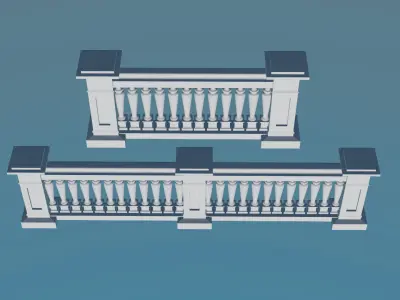 Classic Balustrade 3D print model