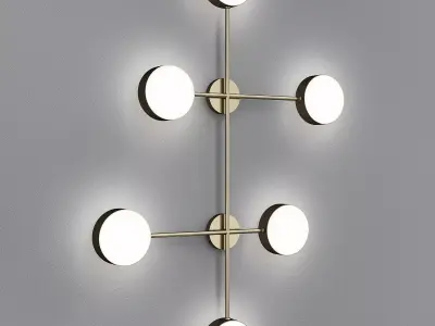 MINCHEN SCONCE Low-poly 3D model