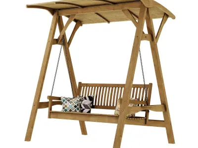 Garden swing Set 3D model