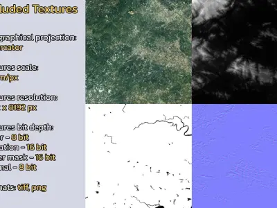 Puning China City Landscape 3D Model 3D model