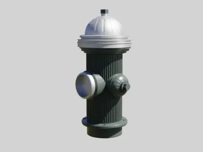 Fire Hydrant 6 NYC - Safety and Emergency Equipment 3D model