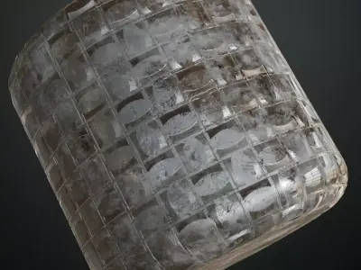 Diamond Metal Plate Anti-Slip Three PBR Seamless Texture