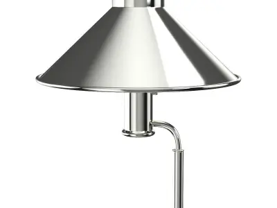 Mid Century Scandinavian Hovik Verk Brass Floor Lamp 3D model