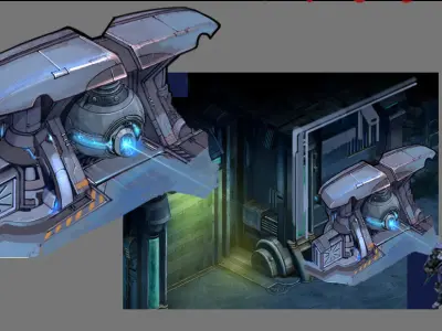 Wall Fortress - Frozen Type 07 3D model