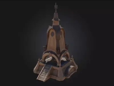 Clock Tower Monument  Sentinel of Time and Legac 3D model
