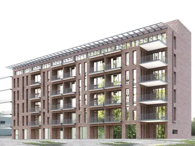 Building 06 3D model purchase