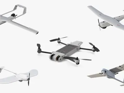  Small Military UAVs Collection 2 