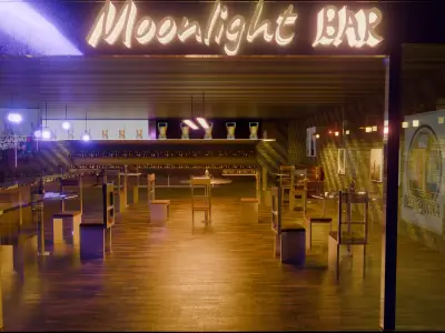 Bar escene  3D model