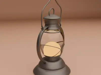 lantern 3D model 14